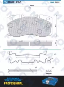 FOMAR FRICTION FO 678581